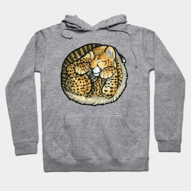 Cheetah cub Hoodie by animalartbyjess